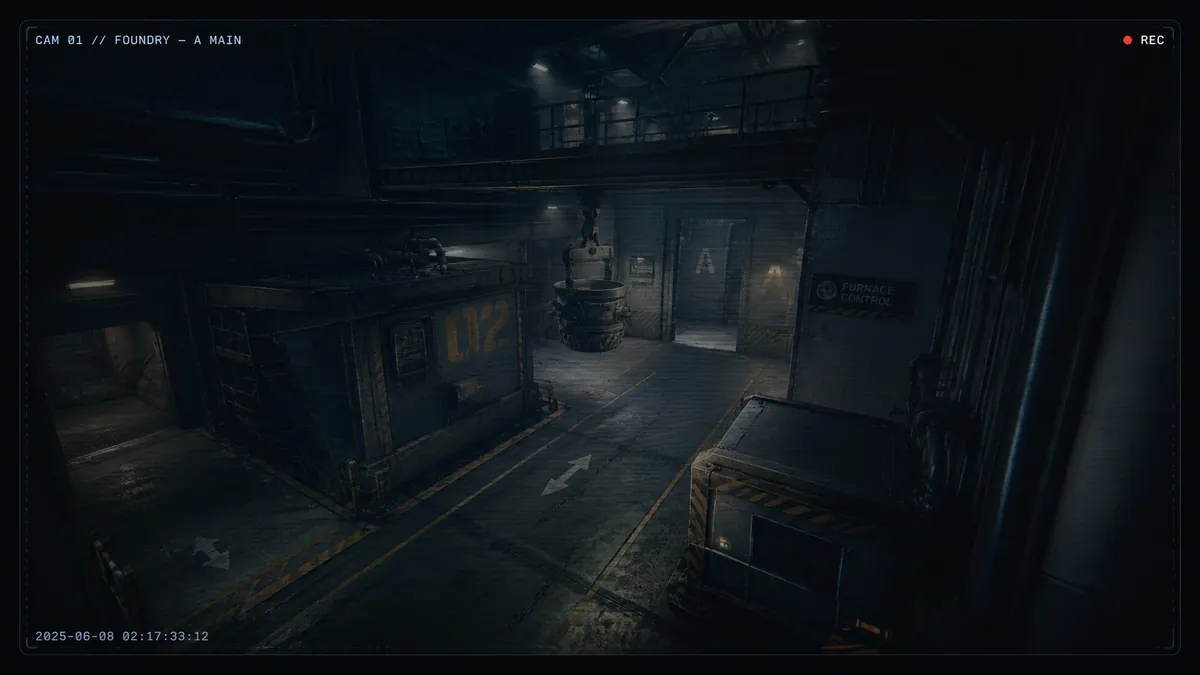 Security-cam capture — Foundry, A main